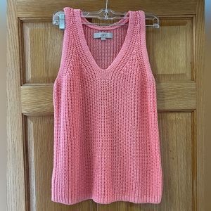 Bright Pink Loft Sweater Tank